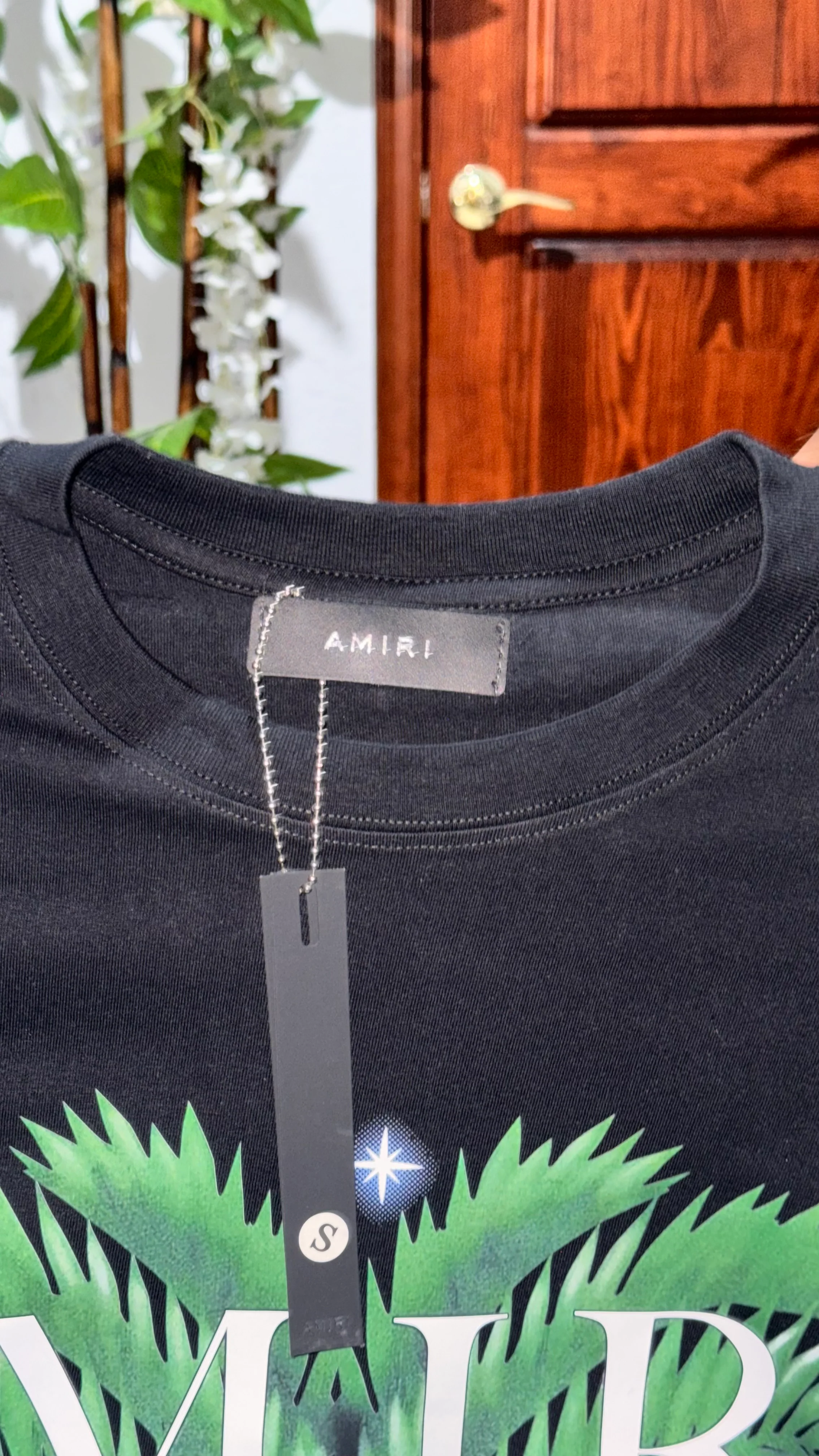 Amiri Airbrush Cherub Tee White and Black - Image 6