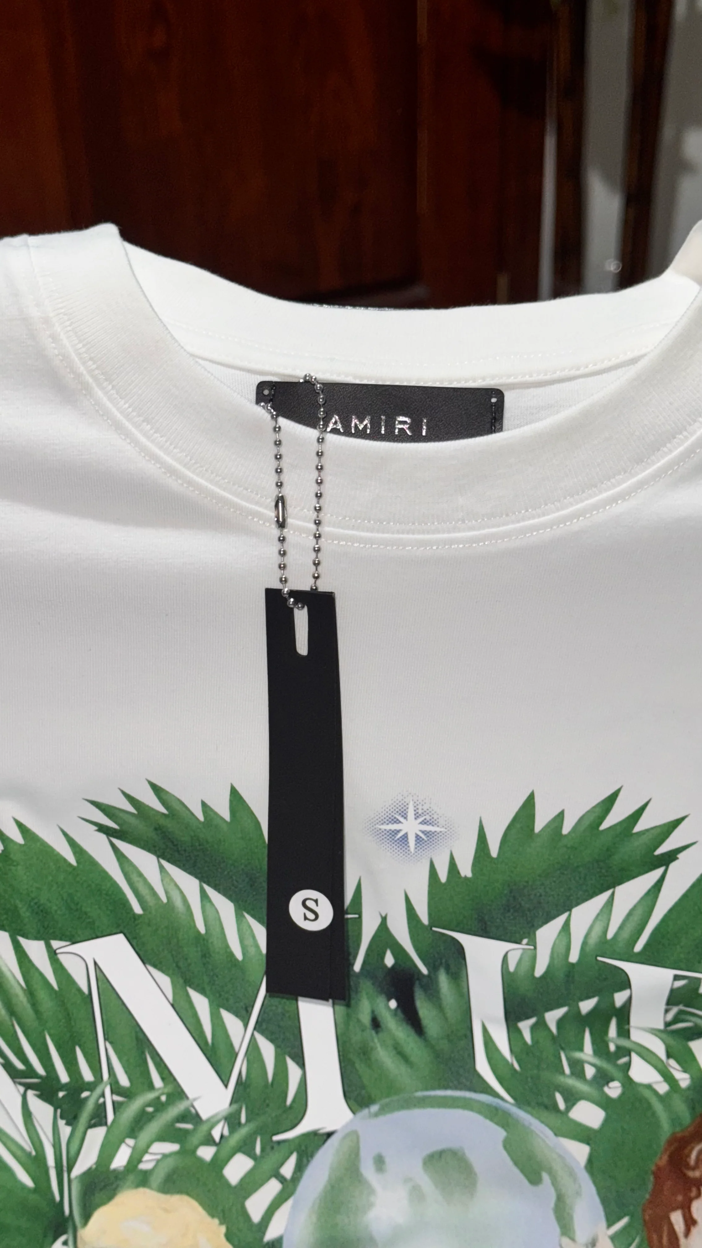 Amiri Airbrush Cherub Tee White and Black - Image 7