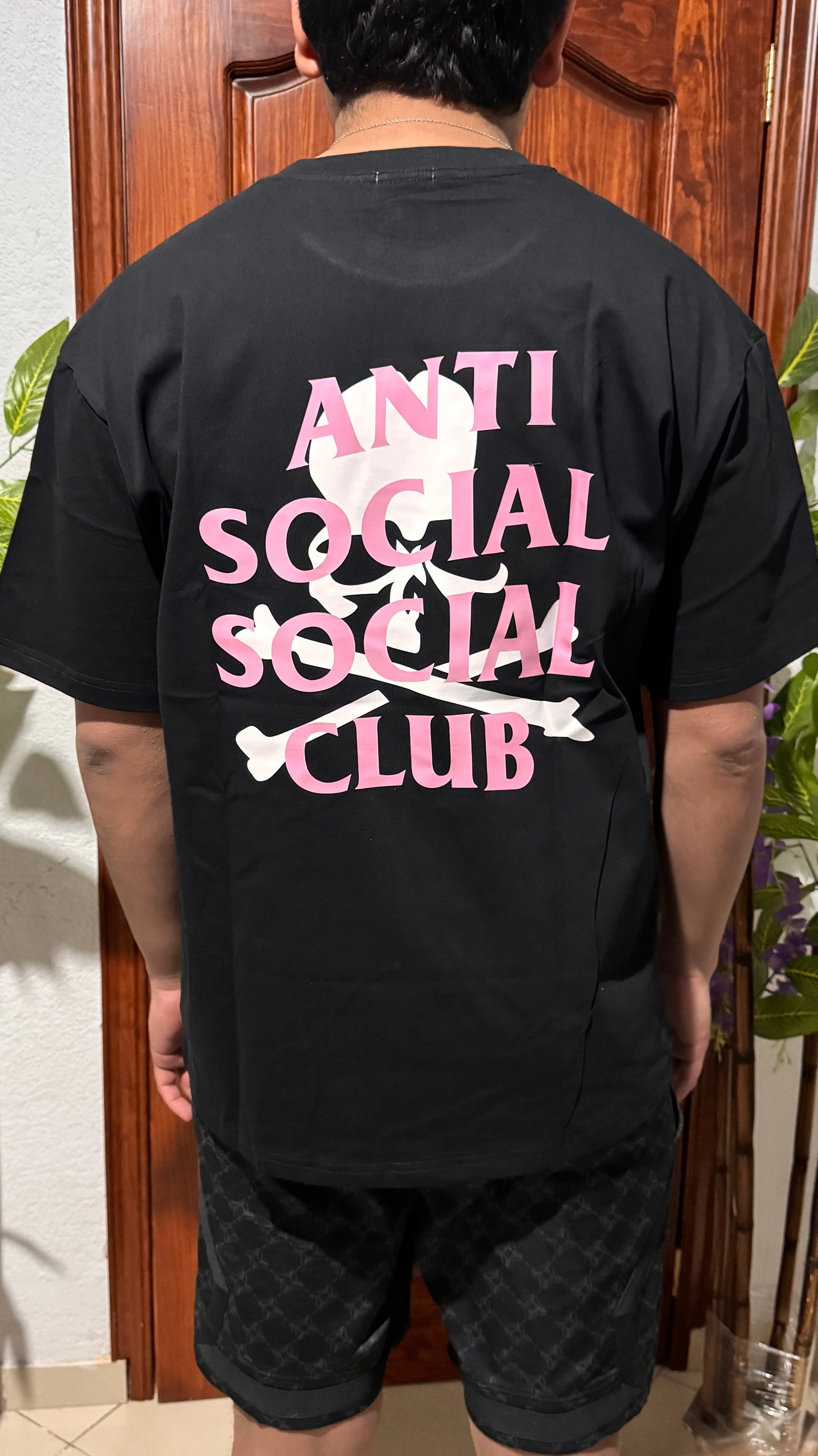 Anti Social Social club Pink/Black - Image 3