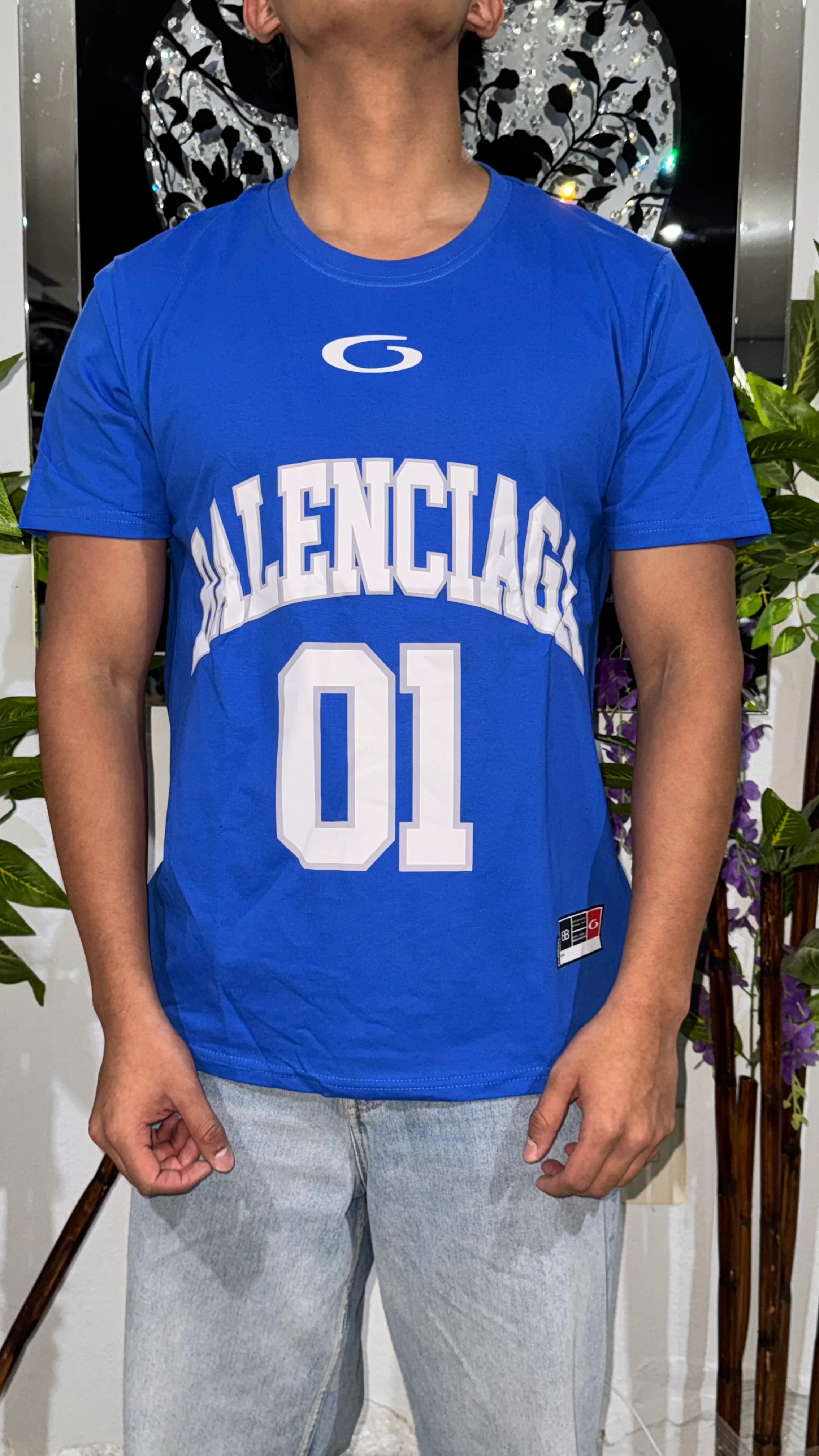 Balenciaga Blue Tee - Image 3