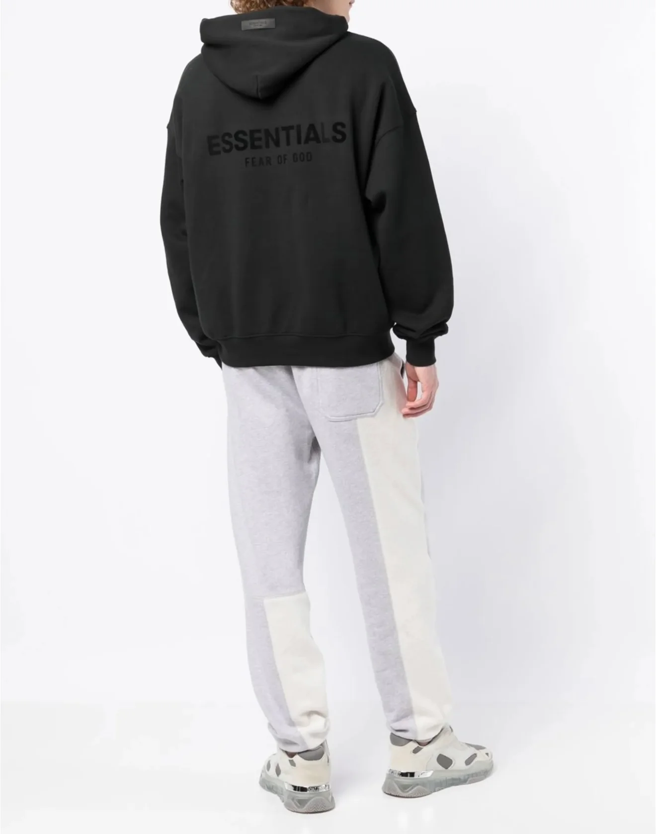 Essentials Hoodie Black (original) - Image 3