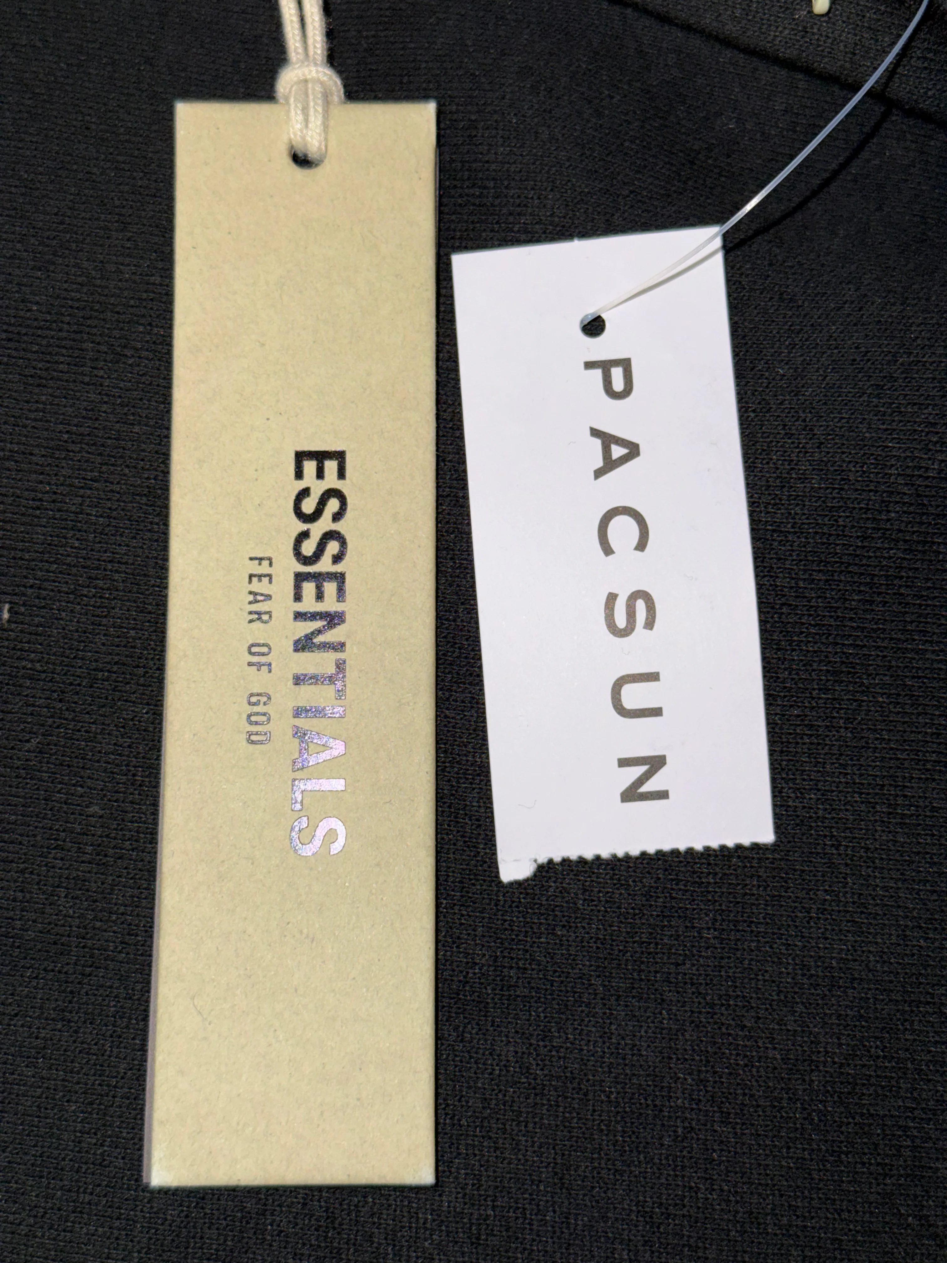 Essentials Hoodie Black (original) - Image 7